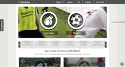 Desktop Screenshot of bouncefootball.com